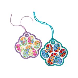 Floral Paw Charm