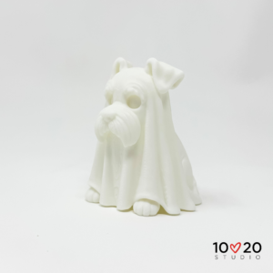 Mini Ghostly Schnauzer Figurine